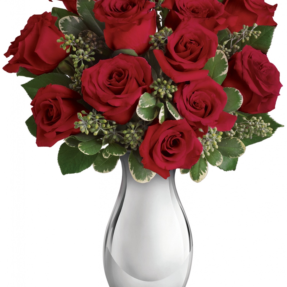 True Romance Bouquet with Red Roses