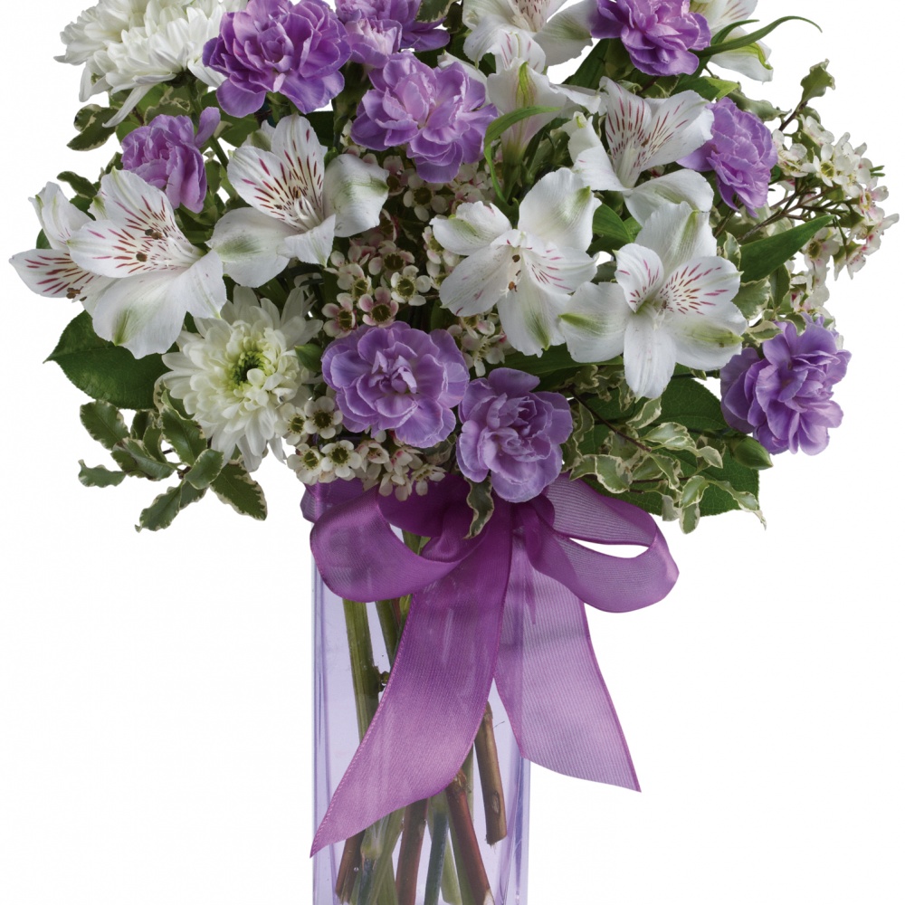 Teleflora's Lavender Laughter Bouquet